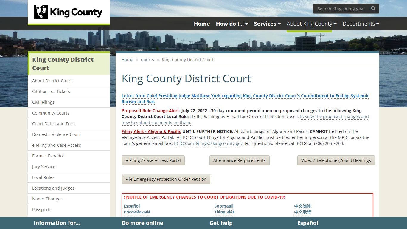 King County District Court - King County